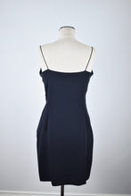 Load image into Gallery viewer, 1990’s | Giorgio Armani | Little Black Dress with Tie Front
