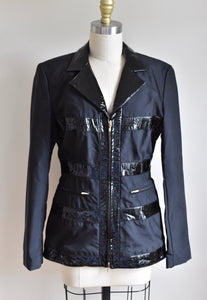 1990’s | Gemma Kahng | Patent Leather and Nylon Jacket