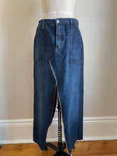 Load image into Gallery viewer, JPG Jeans | Denim Skirt with Slits
