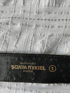 Vintage Sonia Rykiel “Black Tie” Belt