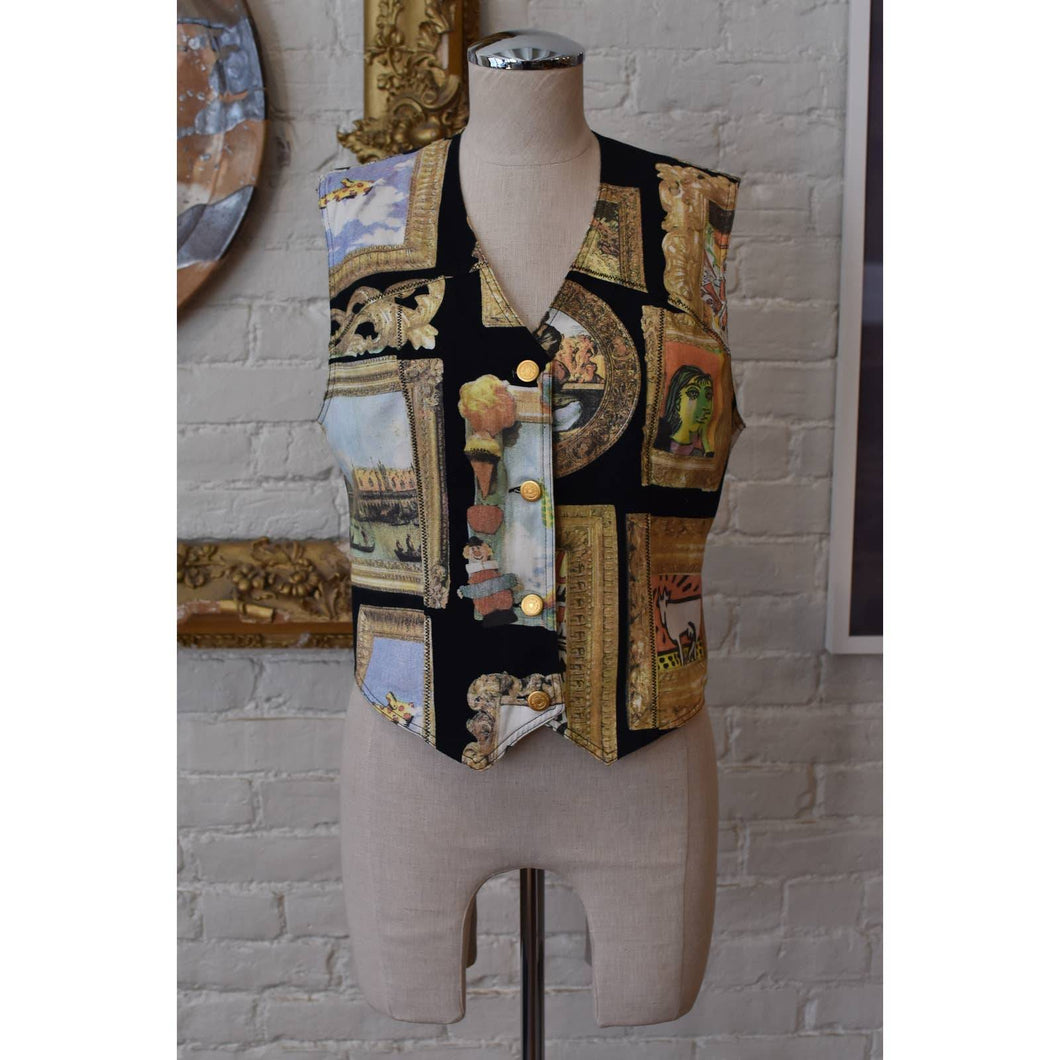 1990's | Vintage Moschino | Artwork Vest